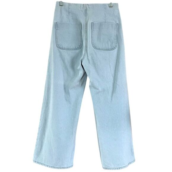 Zara Hi Rise Wide Leg Jeans - Picture 2 of 5